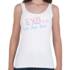 PRINTFASHION Exo: We are one! - Női atléta - Fehér