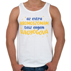 PRINTFASHION Extra kromoszóma - Férfi atléta - Fehér