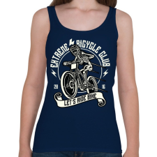 PRINTFASHION Extrém bringás - Női atléta - Sötétkék női trikó