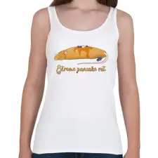 PRINTFASHION Extreme pancake rat - Női atléta - Fehér női trikó