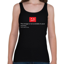 PRINTFASHION Ez a kép nem elérhető - Női atléta - Fekete női trikó