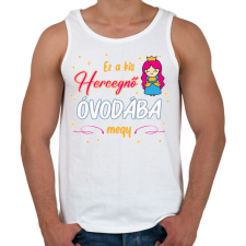 PRINTFASHION Ez a kis hercegnő - Férfi atléta - Fehér atléta, trikó