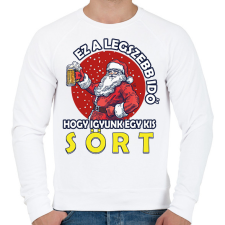 PRINTFASHION Ez a legszebb idő - Férfi pulóver - Fehér férfi pulóver, kardigán