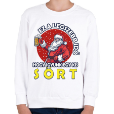 PRINTFASHION Ez a legszebb idő - Gyerek pulóver - Fehér gyerek pulóver, kardigán