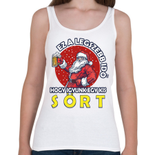 PRINTFASHION Ez a legszebb idő - Női atléta - Fehér női trikó