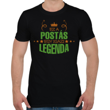 PRINTFASHION Ez a postás - Férfi póló - Fekete férfi póló