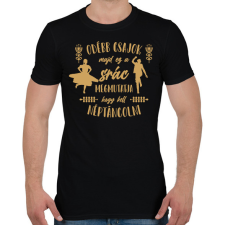 PRINTFASHION Ez a srác megmutatja - Néptánc - Férfi póló - Fekete férfi póló