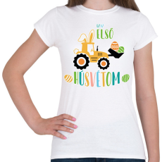 PRINTFASHION Ez az első húsvétom - Női póló - Fehér