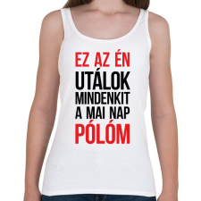 PRINTFASHION Ez az én pólóm - fekete - Női atléta - Fehér női trikó