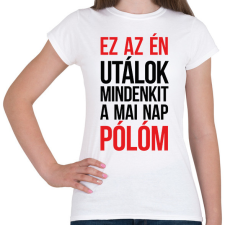 PRINTFASHION Ez az én pólóm - fekete - Női póló - Fehér női póló