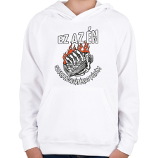 PRINTFASHION Ez az én szerencsejátékos pólóm - Gyerek kapucnis pulóver - Fehér gyerek pulóver, kardigán