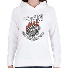 PRINTFASHION Ez az én szerencsejátékos pólóm - Női kapucnis pulóver - Fehér