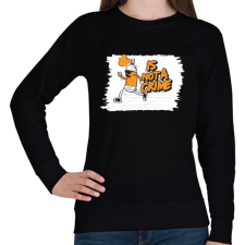 PRINTFASHION Ez nem bűncselekmény - Női pulóver - Fekete női pulóver, kardigán