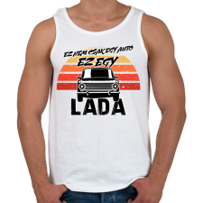 PRINTFASHION Ez nem csak egy autó ez egy LADA - Férfi atléta - Fehér atléta, trikó