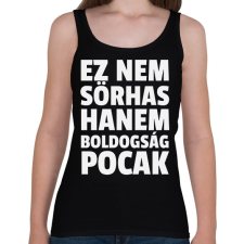 PRINTFASHION Ez nem sörhas - Női atléta - Fekete női trikó