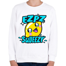 PRINTFASHION Ez Pz Lemon Squeezy - Gyerek pulóver - Fehér
