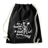 PRINTFASHION ezt az testet-malac2 - Sportzsák, Tornazsák - Fekete