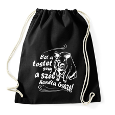 PRINTFASHION ezt az testet-malac2 - Sportzsák, Tornazsák - Fekete tornazsák