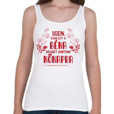 PRINTFASHION Ezt kaptam nőnapra - Női atléta - Fehér