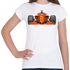 PRINTFASHION F1 autó - Női póló - Fehér női póló