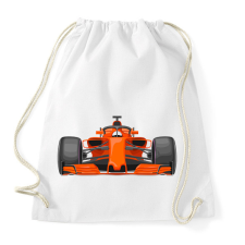PRINTFASHION F1 autó - Sportzsák, Tornazsák - Fehér tornazsák