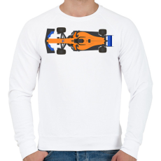PRINTFASHION F1 McLaren - Férfi pulóver - Fehér