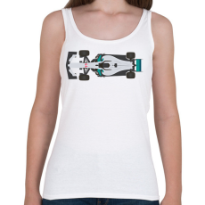 PRINTFASHION F1 Mercedes - Női atléta - Fehér
