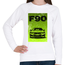 PRINTFASHION f90 - Női pulóver - Fehér női pulóver, kardigán