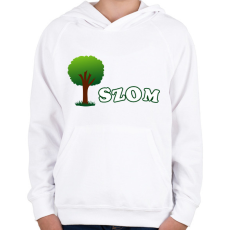 PRINTFASHION FA - Gyerek kapucnis pulóver - Fehér