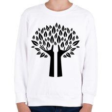 PRINTFASHION Fa - Gyerek pulóver - Fehér