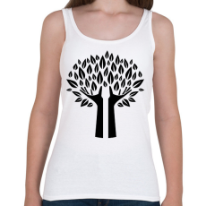 PRINTFASHION Fa - Női atléta - Fehér