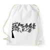 PRINTFASHION Fa - Sportzsák, Tornazsák - Fehér