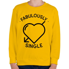 PRINTFASHION Fabulously single - Gyerek pulóver - Sárga gyerek pulóver, kardigán