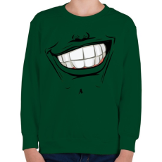 PRINTFASHION Face mask 02  - Gyerek pulóver - Sötétzöld