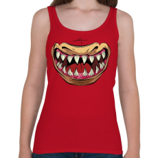 PRINTFASHION Face Mask - Női atléta - Cseresznyepiros