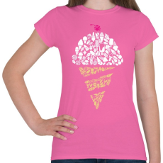 PRINTFASHION Fagyi - Női póló - Rózsaszín
