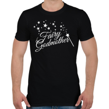 PRINTFASHION Fairy Godmother - Férfi póló - Fekete férfi póló