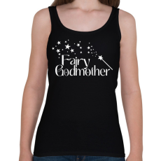 PRINTFASHION Fairy Godmother - Női atléta - Fekete