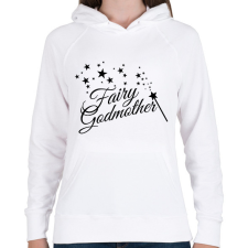 PRINTFASHION Fairy Godmother - Női kapucnis pulóver - Fehér női pulóver, kardigán