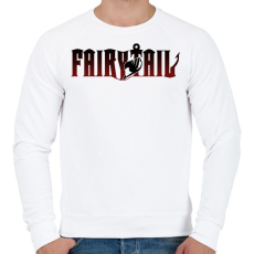 PRINTFASHION Fairy Tail logo - Férfi pulóver - Fehér