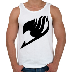 PRINTFASHION Fairy Tail szimbólum - Férfi atléta - Fehér