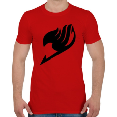 PRINTFASHION Fairy Tail szimbólum - Férfi póló - Piros