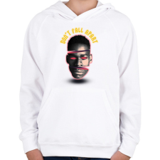 PRINTFASHION Fall apart - Gyerek kapucnis pulóver - Fehér gyerek pulóver, kardigán