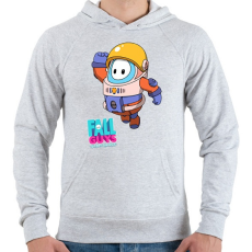 PRINTFASHION Fall Guys - Astronaut - Férfi kapucnis pulóver - Sport szürke