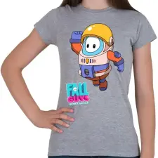 PRINTFASHION Fall Guys - Astronaut - Női póló - Sport szürke női póló