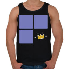 PRINTFASHION Fall Guys - Férfi atléta - Fekete