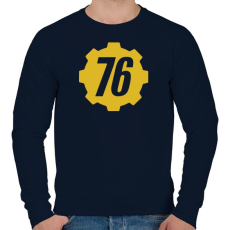 PRINTFASHION Fallout 76 - Férfi pulóver - Sötétkék