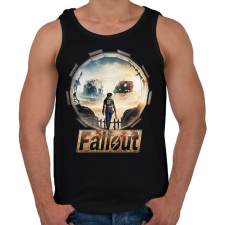 PRINTFASHION Fallout - Férfi atléta - Fekete atléta, trikó