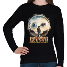 PRINTFASHION Fallout - Női pulóver - Fekete