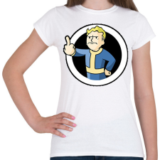 PRINTFASHION Fallout Vault boy - Női póló - Fehér női póló